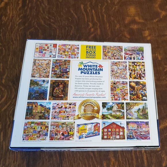 White Mountain 1,000 pc Puzzle "I Love NY Finger Lakes Region" Wine Country - Picture 6 of 6